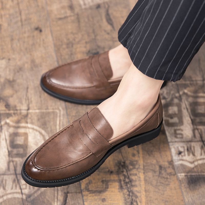 Men Shoes Europe To Us - 새로운 부드러운 가죽 통기성 가죽 신발