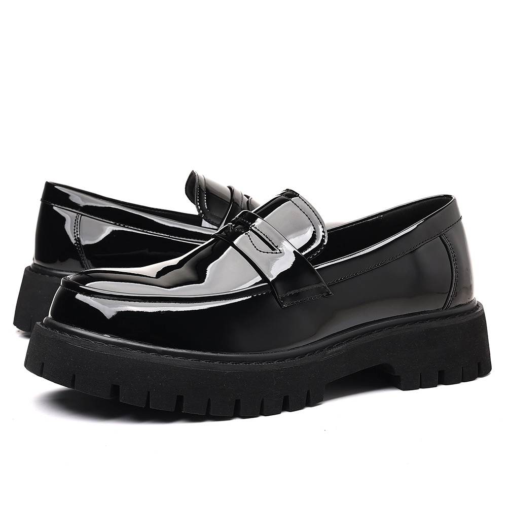 Men Shoes Boss - 새로운 남성 로퍼 슬립온 PU 가죽