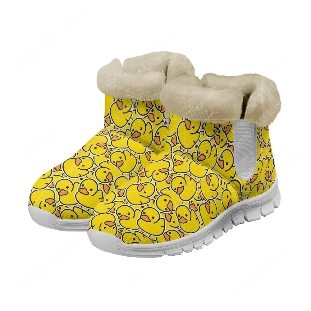 Men Shoes Yellow - 노란 오리 스노우 부츠 남성 여성