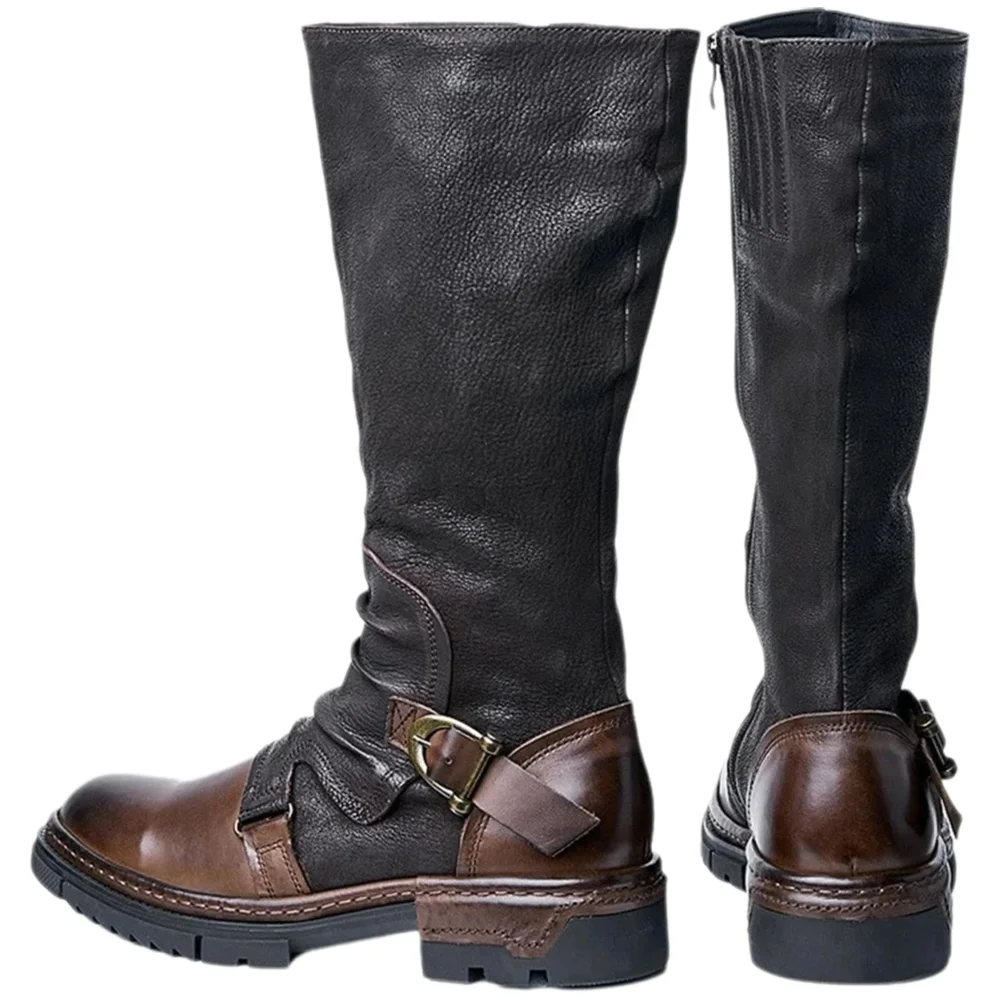 Men Shoes Europe To Us - 남성용 중세 레트로 인조 PU 가죽
