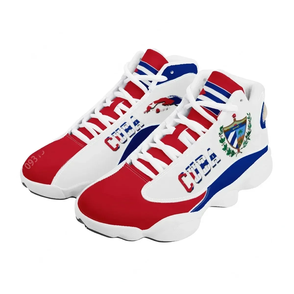 Men'S Shoes For Tennis - 쿠바 국기 인쇄 멋진 남성 농구