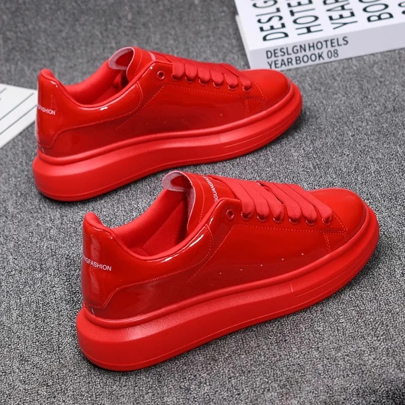2025년 래커 화이트 캐주얼 남녀공용 에나멜 가죽 스 - Men'S Shoes For Tennis 리뷰 및 가격