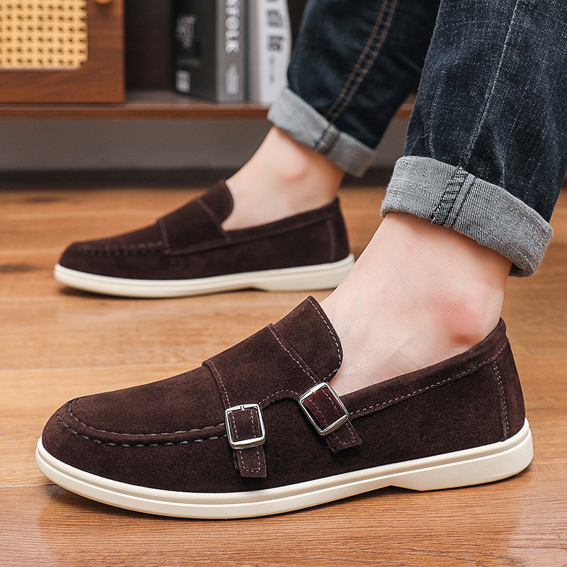 남성 캐주얼 슈즈 스웨이드 로퍼 패션 슬립온 가죽 신발 - Men Shoes Boss 리뷰 및 가격