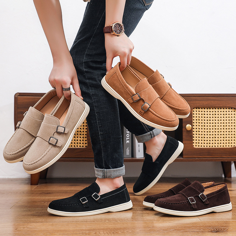 남성 캐주얼 슈즈 스웨이드 로퍼 패션 슬립온 가죽 신발 - Men Shoes Boss 리뷰 및 가격