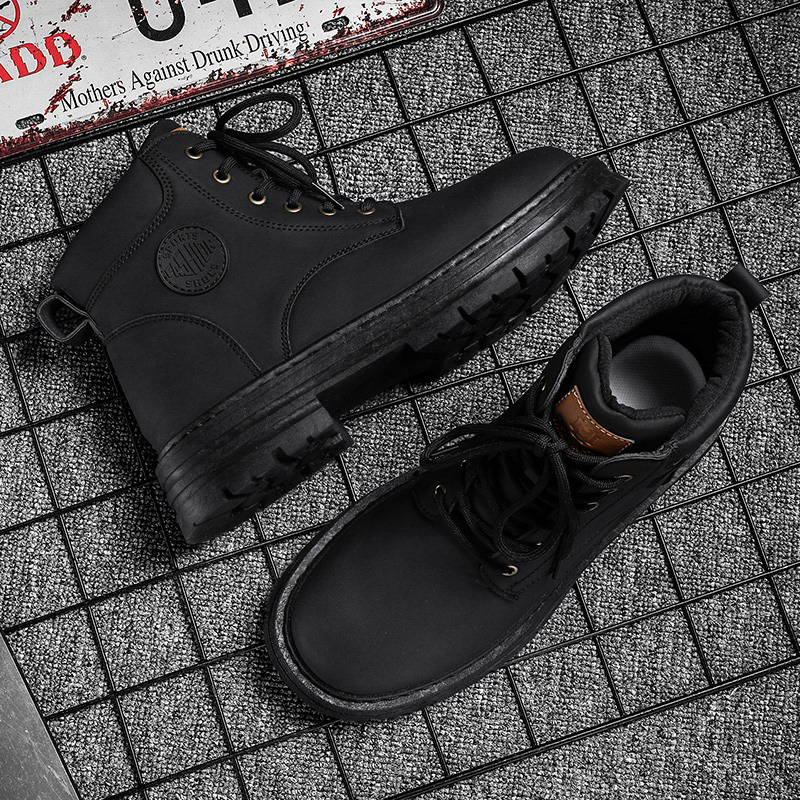 남성용 하이 탑 부츠 사계절 야외 작업 신발 미끄럼 방 - Men Shoes Yellow 리뷰 및 가격