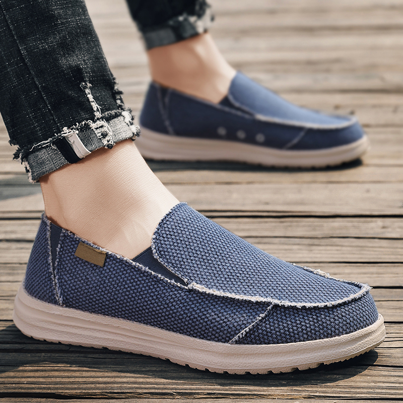 야외용 미끄럼 방지 운동화 편안한 여름 데님 캔버스 남 - Men Shoes Loafers 리뷰 및 가격