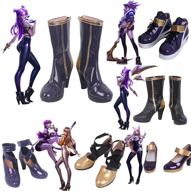 LOL KDA 부츠 Ahri Kaisa Evelynn  - Men Shoes Europe To Us 리뷰 및 가격