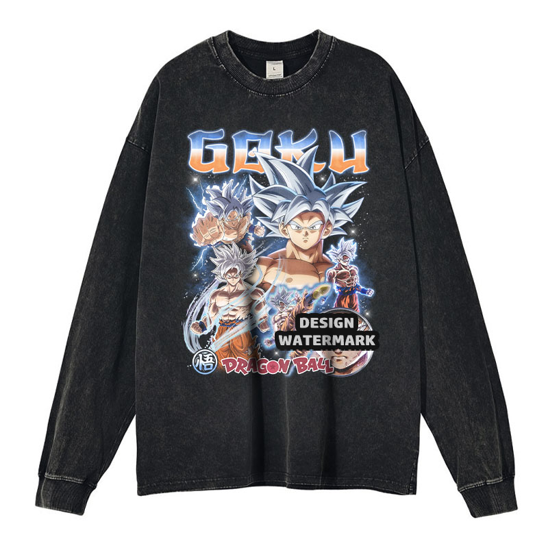 Anime Dragon B-Ball 긴 소매 티셔츠 빈 - Men'S Shoes Xl 리뷰 및 가격