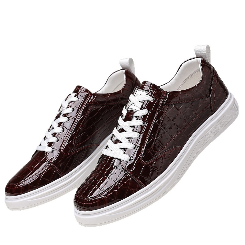 클래식 남성 로우탑 스케이트 슈즈 가죽 레이스업 플랫폼 - Men Shoes Boss 리뷰 및 가격