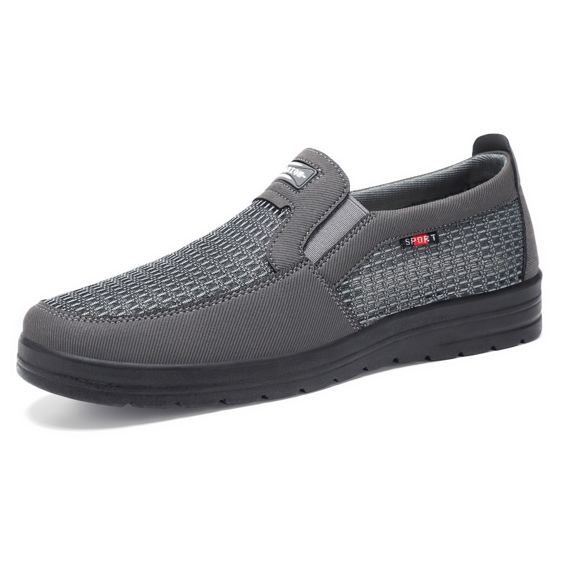남성용 슬립온 통기성 메쉬 로퍼 직조 천 갑피 미끄럼  - Men Shoes Loafers 리뷰 및 가격