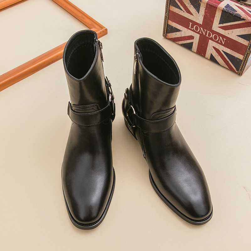 가을 패션 브랜드 남자 통기성 야외 카우보이 부츠 클래 - Men Shoes Boss 리뷰 및 가격