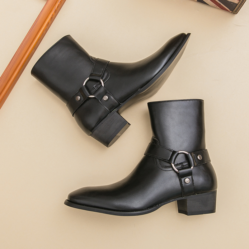 가을 패션 브랜드 남자 통기성 야외 카우보이 부츠 클래 - Men Shoes Boss 리뷰 및 가격