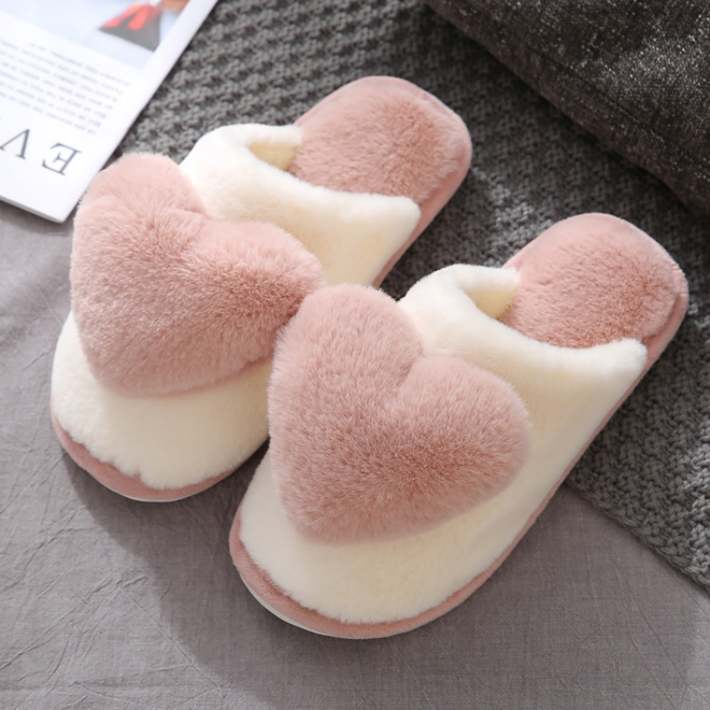 겨울 따뜻한 하트 패턴 면 슬리퍼 여성 실내 캐주얼 편 - Men Shoes For Winter 리뷰 및 가격