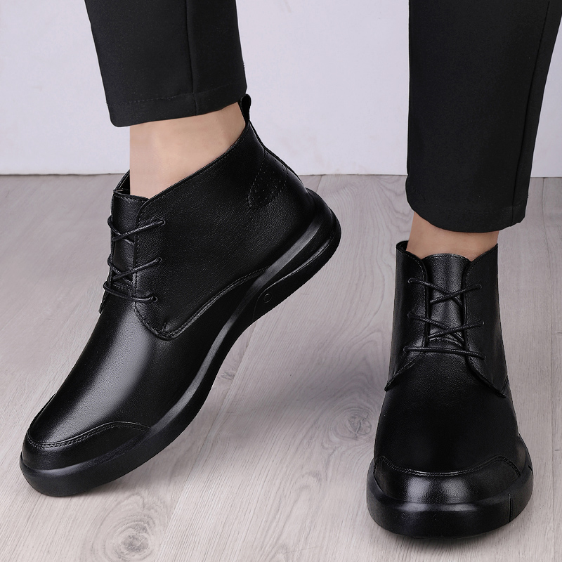 유명 명품 앵클 부츠 고품질 남성 신발 정품 가죽 캐주 - Men Shoes Boss 리뷰 및 가격