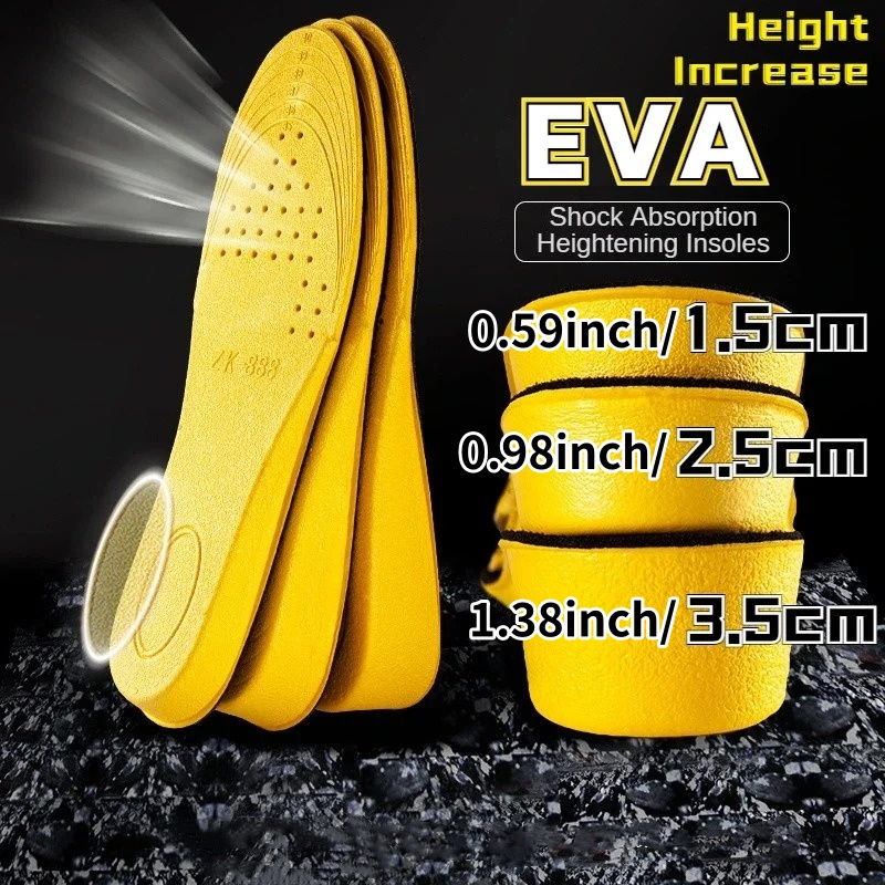 1쌍 1.5-3.5cm 키높이 깔창 여성 남성용 힐 리 - Men Shoes Yellow 리뷰 및 가격