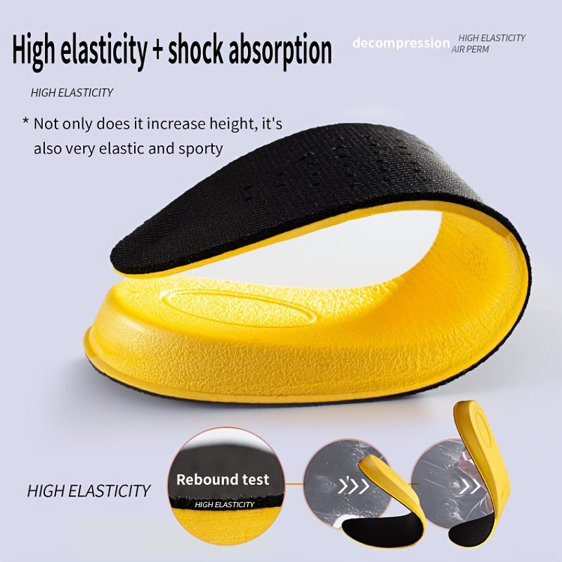 1쌍 1.5-3.5cm 키높이 깔창 여성 남성용 힐 리 - Men Shoes Yellow 리뷰 및 가격