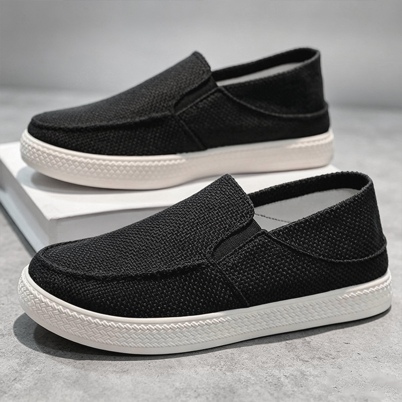 남성 린넨 슬립온 로퍼 통기성 있는 직조 원단 갑피 내 - Men Shoes Loafers 리뷰 및 가격