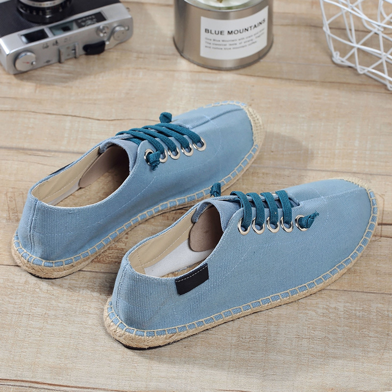 봄 여름 천 신발 멋진 스트리트 스타일 플랫 남성 캐주 - Men Shoes Loafers 리뷰 및 가격