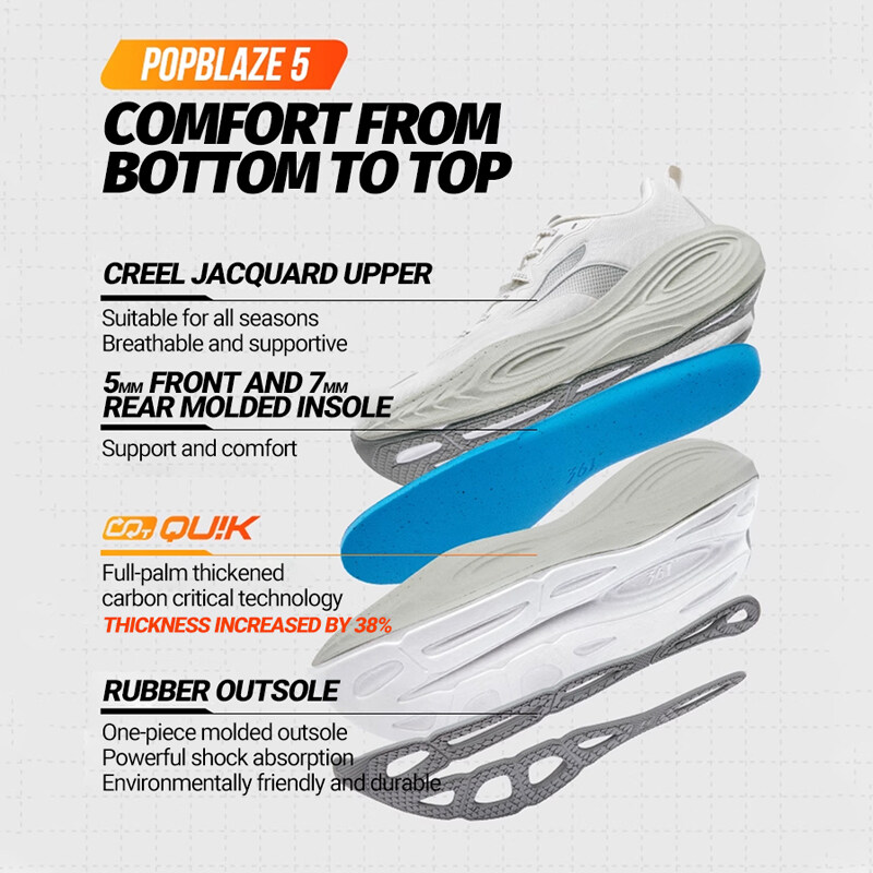 361도 PopBlaze 5 남성 운동화 새로운 쿠션  - Men'S Shoes New Balance 리뷰 및 가격